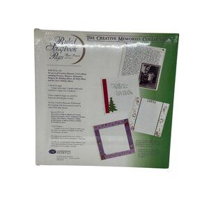 NEW Creative Memories White Ruled Scrapbook Refill Pages 5 Sheets 10 Pages RCM